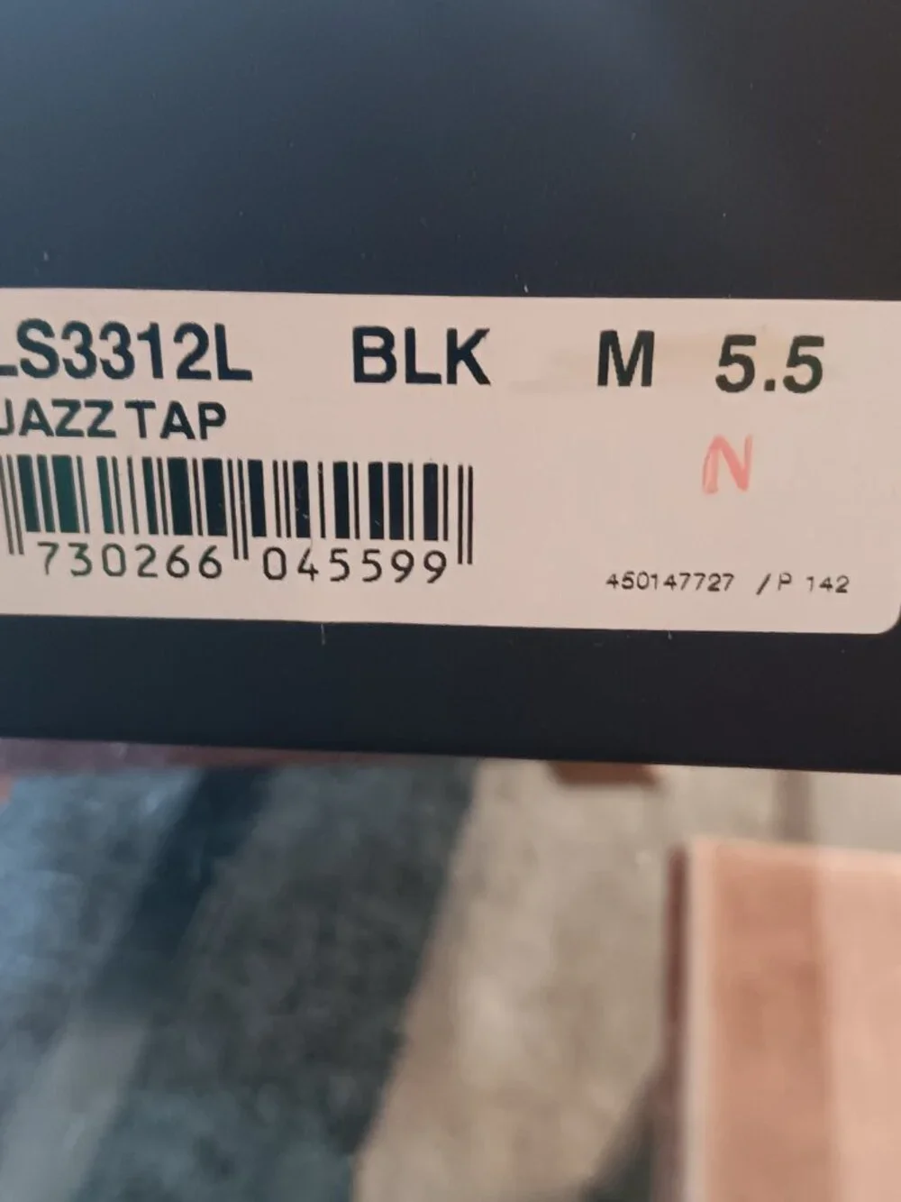 Like new! Size 5.5 black tap shoes